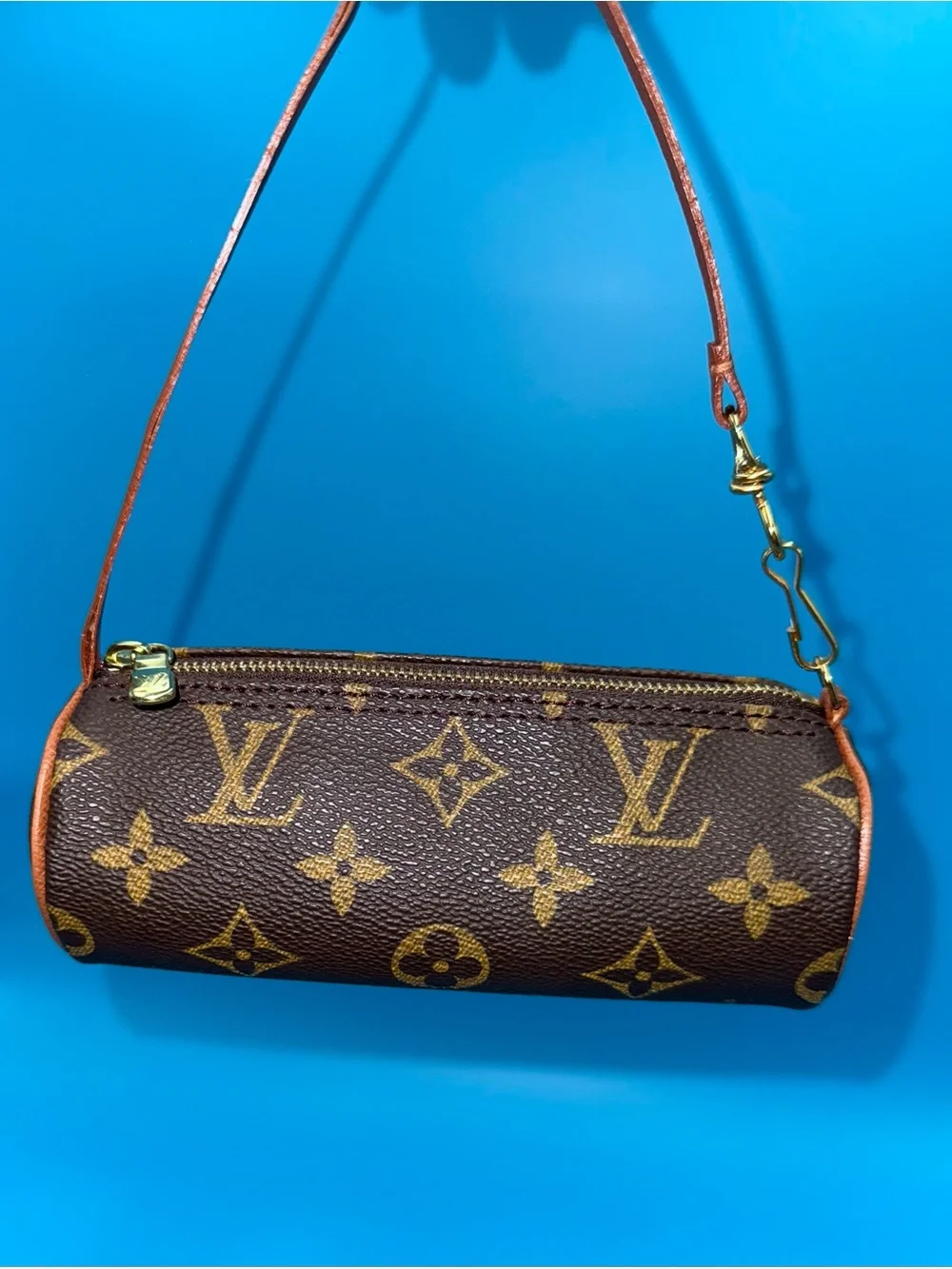 Louis Vuitton Monogram Papillon Mini Shoulder Bag in Brown and Tan